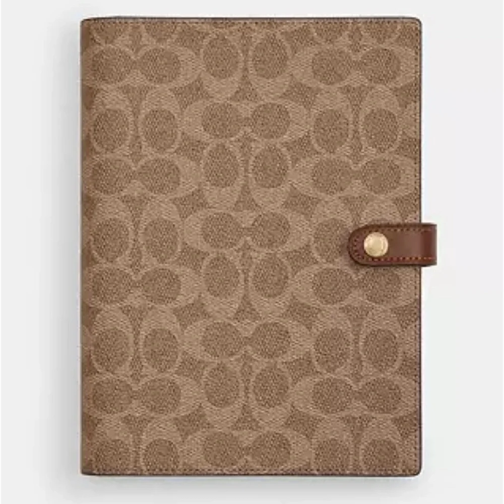 Coach Notebook In Signature Canvas